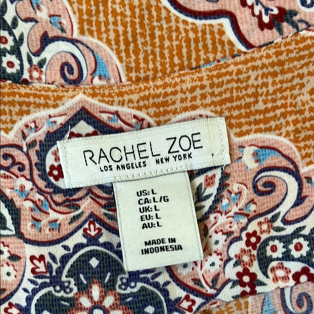 Rachel Zoe Multicolor Paisley Blouse